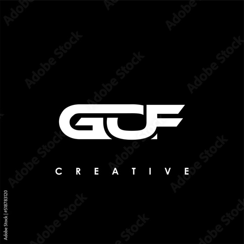 Obraz na plátně GOF Letter Initial Logo Design Template Vector Illustration