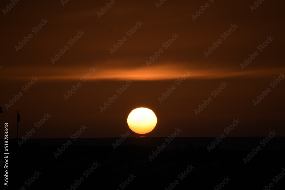Fototapeta premium Sunset, Germany 