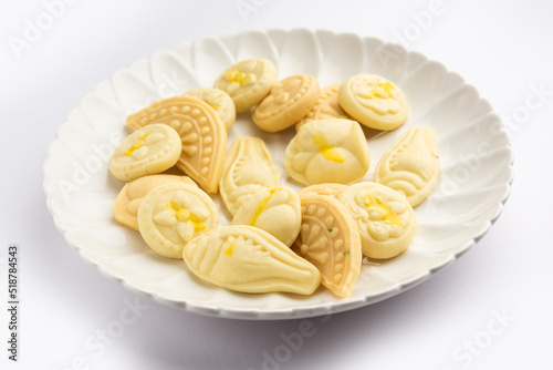 Sandesh or shondesh is a dessert  originating from the Bengal  India  created with milk and sugar