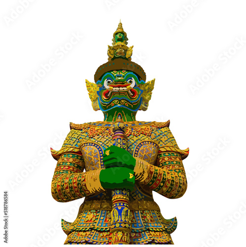 Thao Wessuwan. God of wealth in Thailand. 