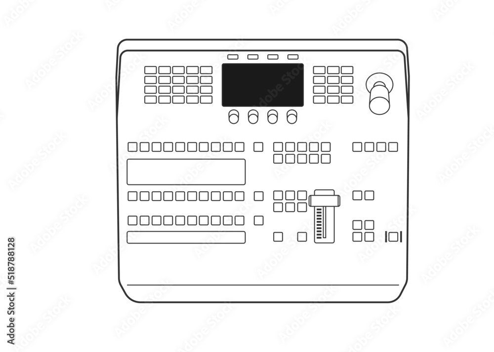 Switcher for Video production and Streaming. Vision Mixer for Professional Broadcast. Control Panel of Technical Director. Tool of Multi camera System.
Switcher for Video production and Streaming. Vision Mixer for Professional Broadcast. Control Panel of Technical Director. Tool of Multi camera System.