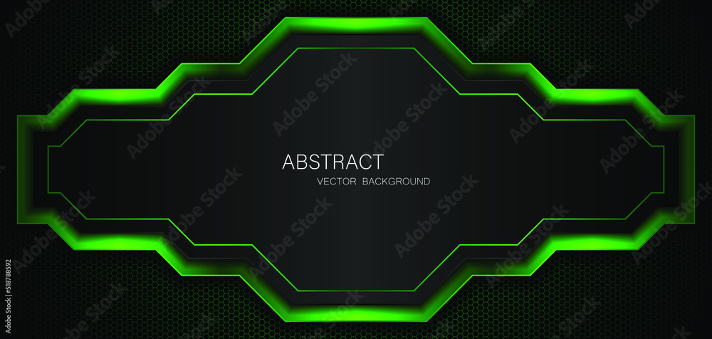 Abstract black and green polygon with green glow lines on dark steel mesh background with free space for design. modern technology innovation concept background
Abstract black and green polygon with green glow lines on dark steel mesh background with free space for design. modern technology innovation concept background