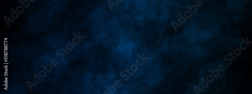 Blue background with abstract blue smoke, dark or navy blue grunge texture with grainy stains, Blue grunge with smoky stains and marble grunge.