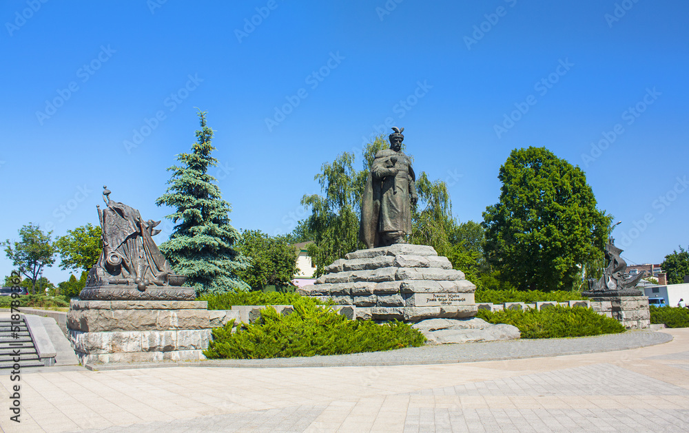 Monument to Bogdan Khmelnitsky in Cherkassy, Ukraine	