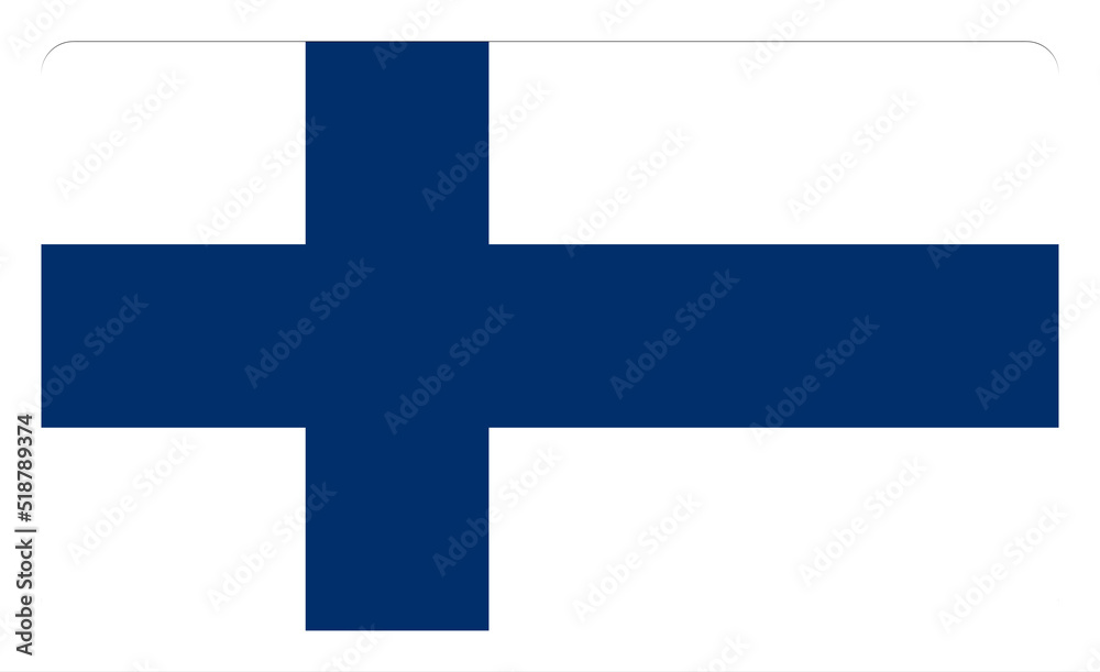 Flag of Finland. Finnish national symbol in official colors. Template icon. Abstract vector background Flag of Finland. Finnish national symbol in official colors. Template icon. Abstract vector background