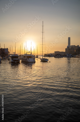 sunset in the harbor © TheWildGoose_Child