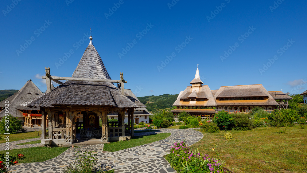 The Barsana Monastery in the Maramures in Romania