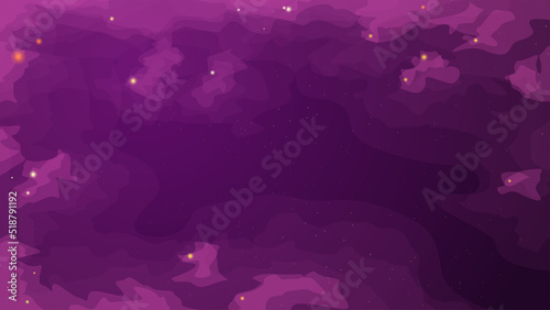 violet color gas clouds in deep space
