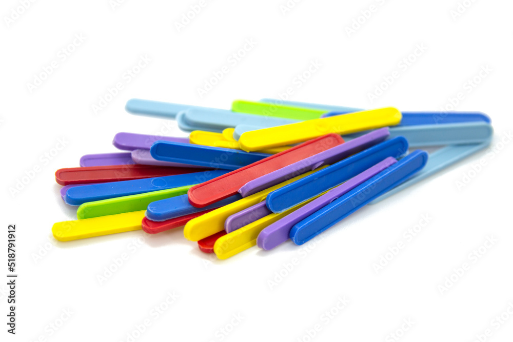 counting sticks for children on the white background for education counting sticks for children on the white background for education