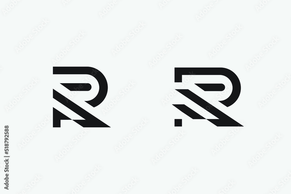 vector graphic of abstract R logo good concept for business, technology company vector graphic of abstract R logo good concept for business, technology company