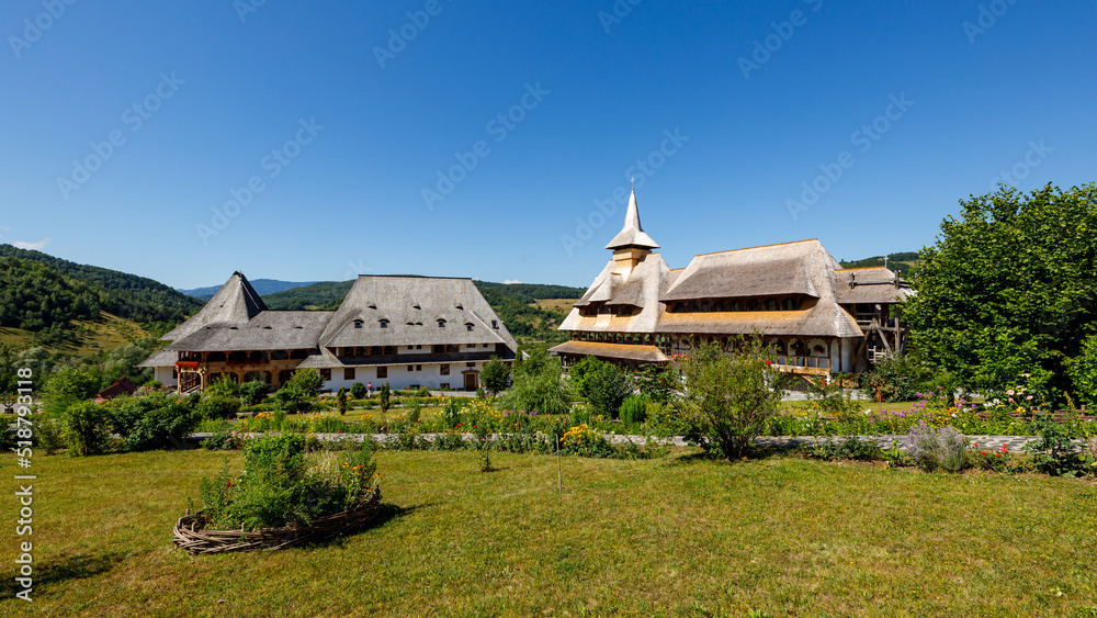 The Barsana Monastery in the Maramures in Romania The Barsana Monastery in the Maramures in Romania