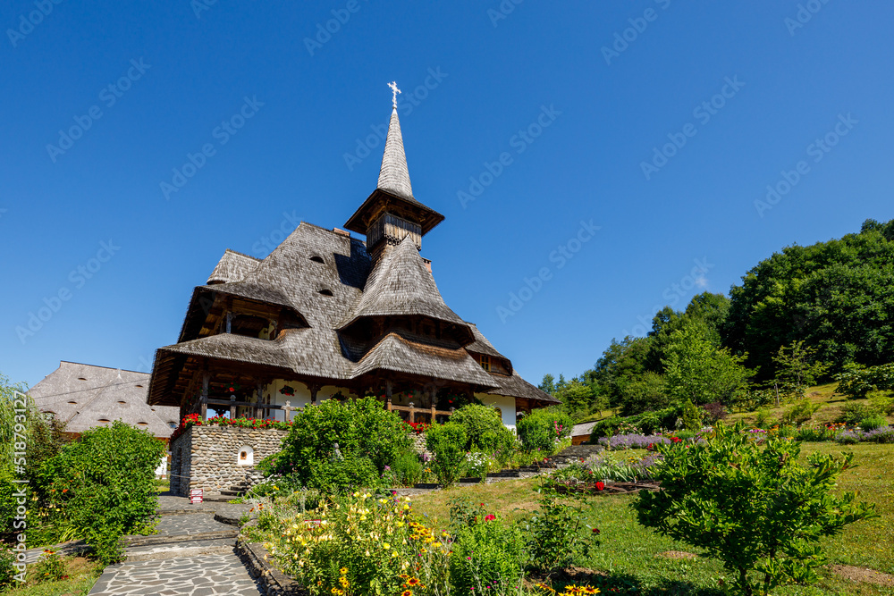 The Barsana Monastery in the Maramures in Romania The Barsana Monastery in the Maramures in Romania