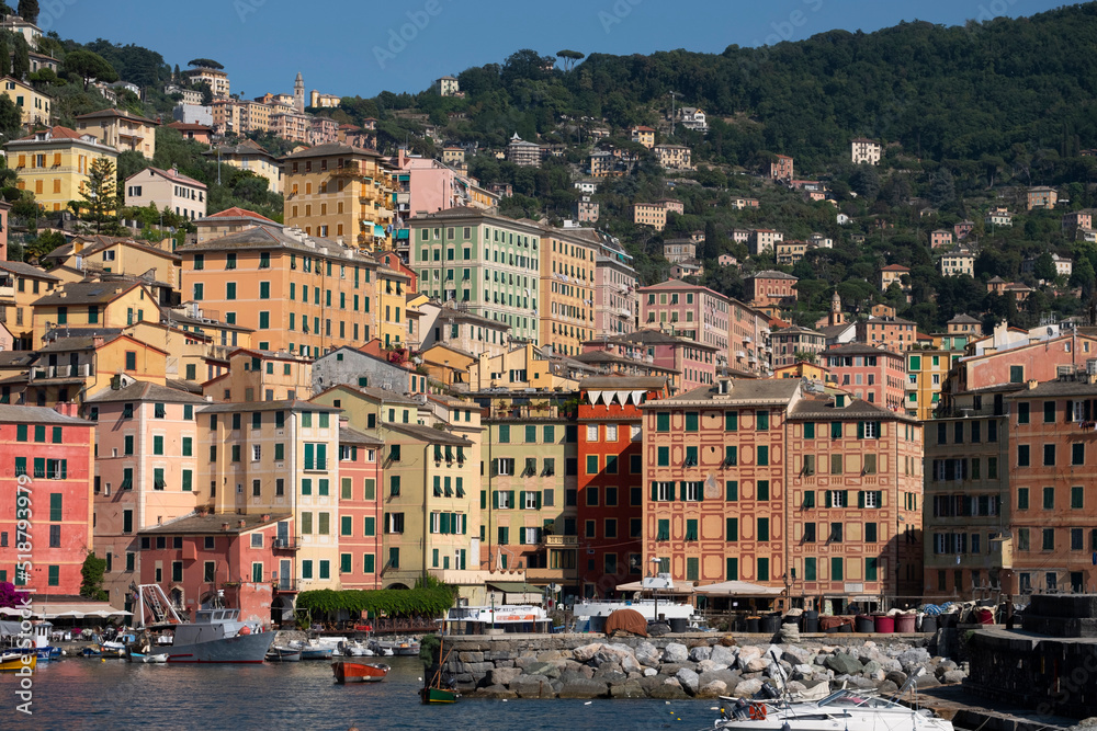The port of Historical Old Town Camogli