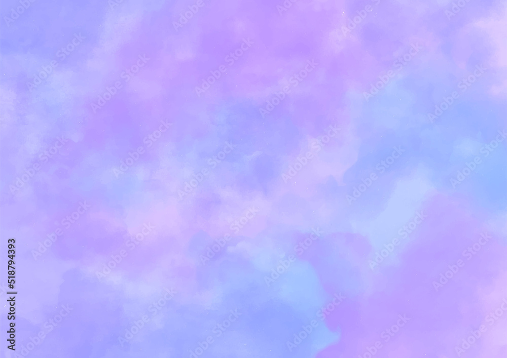 水彩のテクスチャ・背景（パープル）