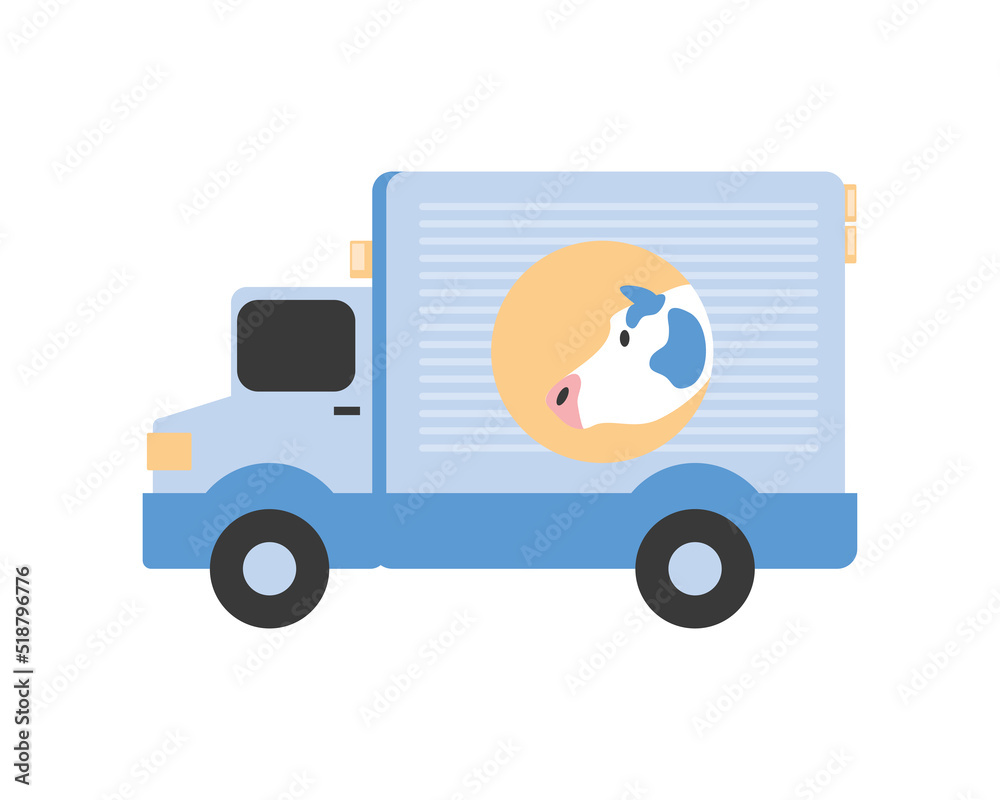 delivery truck milk delivery truck milk