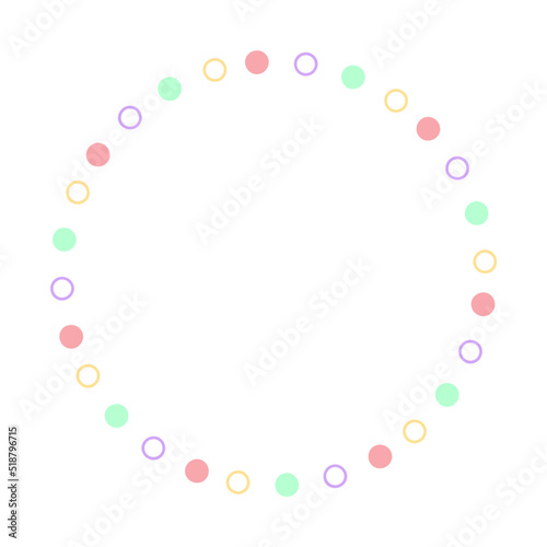 colorful circle frame  © KEN111