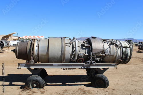 Military airplanes and aircraft engines vintage