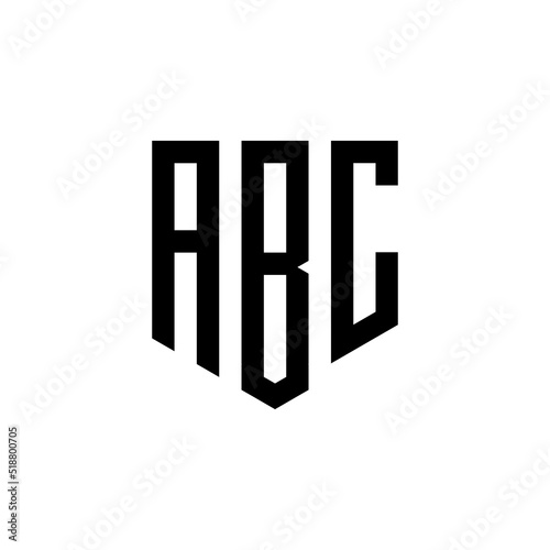 abstract letter abg logo design. initials abg logo