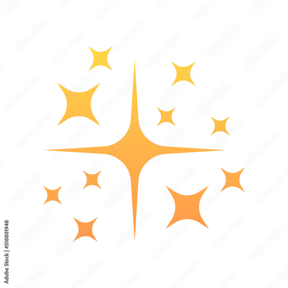 Obraz premium gradient stars sparkle glitter 