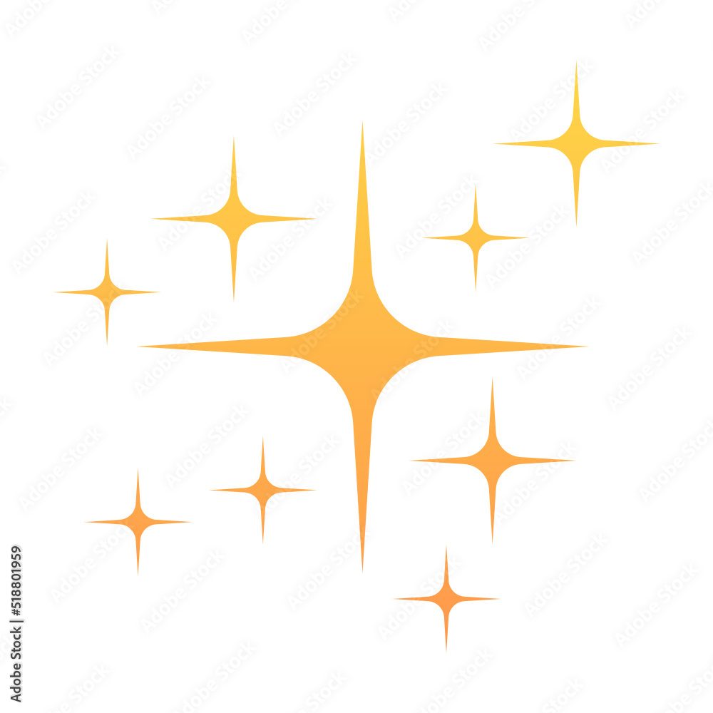 Obraz premium gradient stars sparkle glitter