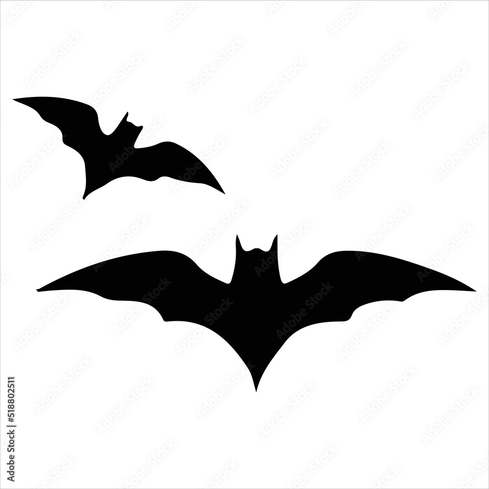 Fototapeta premium Halloween theme icon. Flat graphic design. Symbol on white background. Vector illustration. EPS10.