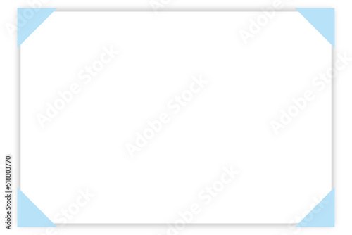 rectangle white note
