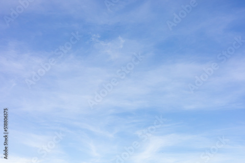 beautiful Blue sky with white clouds
