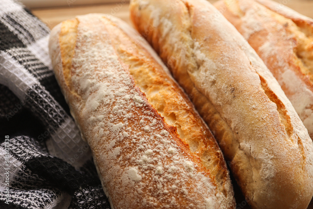 loaf of bread. Continental bread rolls loaf of bread. Continental bread rolls