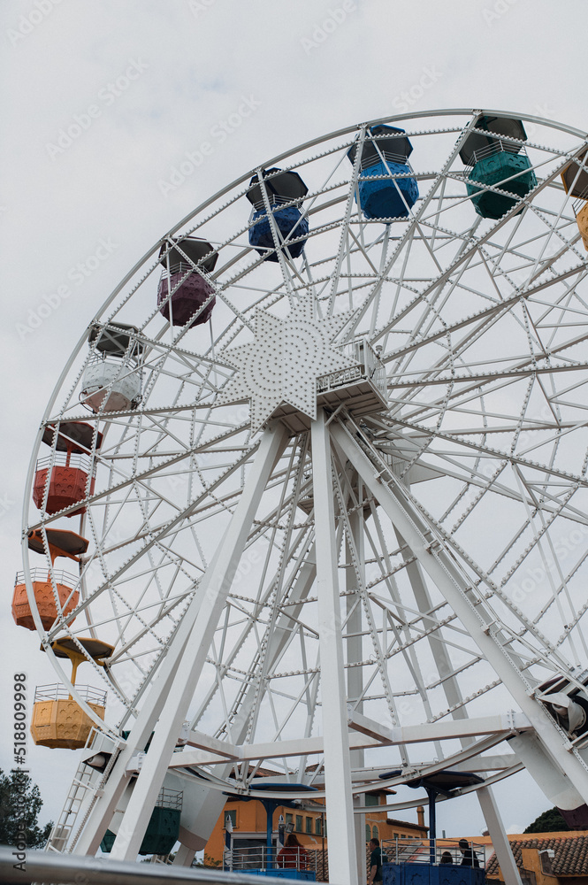 Detail of ferris wheel Detail of ferris wheel