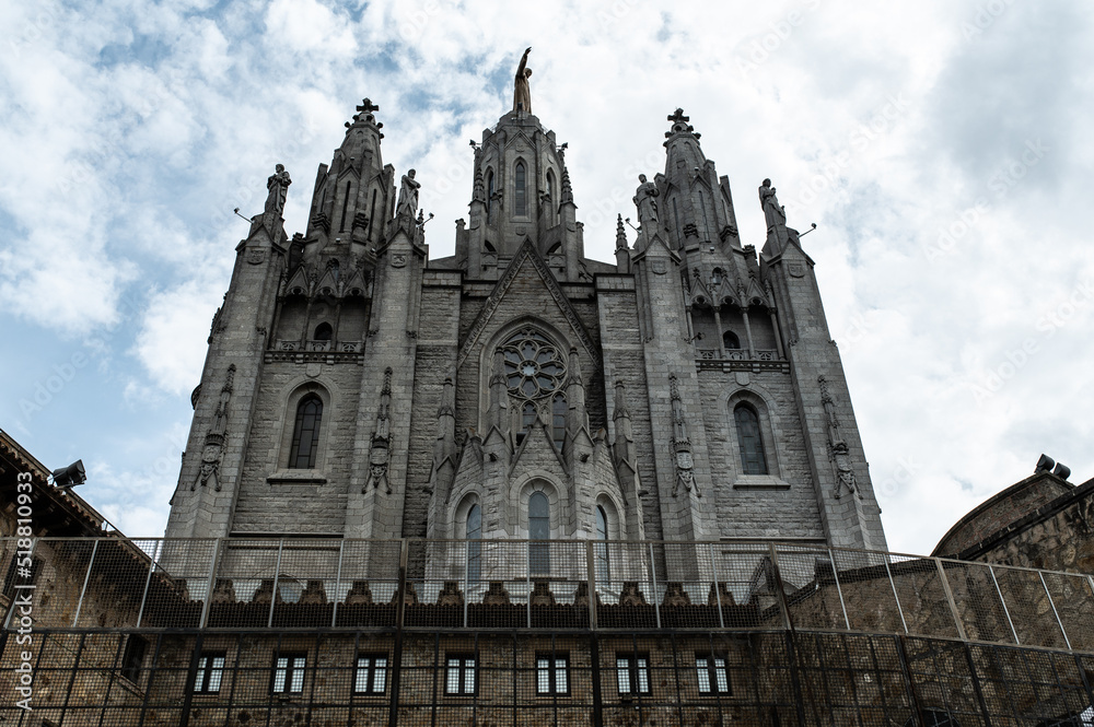 saint cathedral in the Barcelona