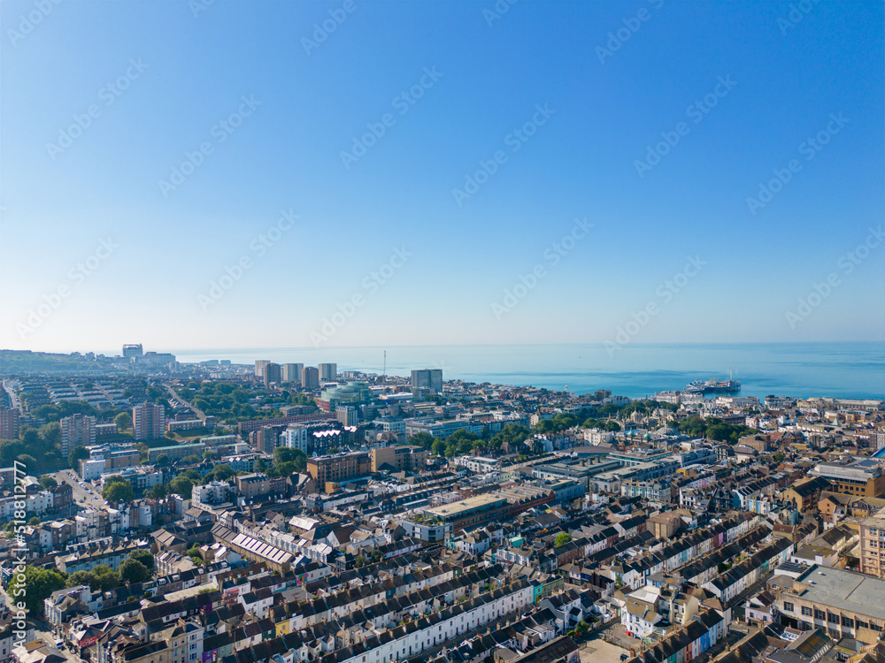 Aerial photo Brighton Beach UK England