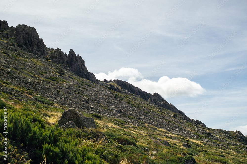Fototapeta premium Mountain landscape Sierra de Guadarrama, Madrid