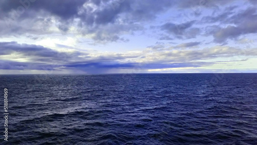 clouds over sea