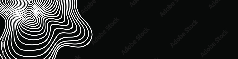 Modern abstract wave lines on black background. Vector EPS 10 Modern abstract wave lines on black background. Vector EPS 10