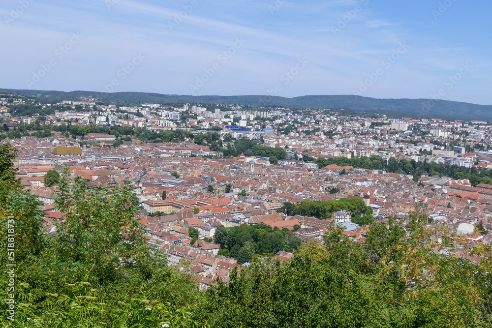 cityscape of Besançon city center,France