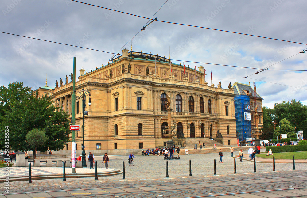 Concert Hall Rudolfinum in Prague, Czech Republic