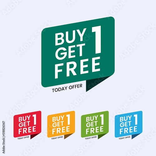 buy 1 get 1 free design template. Shop now illustration banner and poster. Vector template