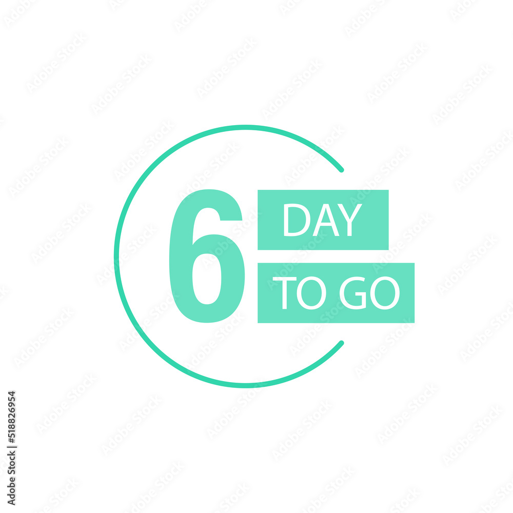 Days Left Badges and Stickers. Number of days left. Countdown left days banner. Count down vector banner template Days Left Badges and Stickers. Number of days left. Countdown left days banner. Count down vector banner template