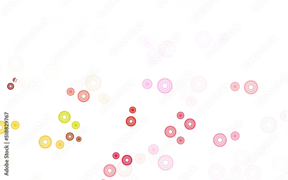 Light Green, Red vector pattern with spheres. Light Green, Red vector pattern with spheres.