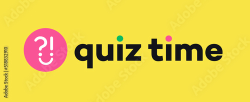 Quiz vector sign with question for competition, exam, smart show, kids game, interview. Quiz icon. Answer question symbol. Illustration 10 eps
