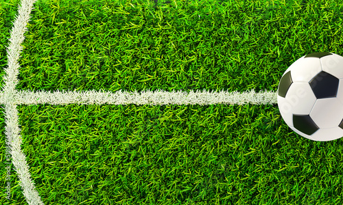Realistic soccer ball or fo...