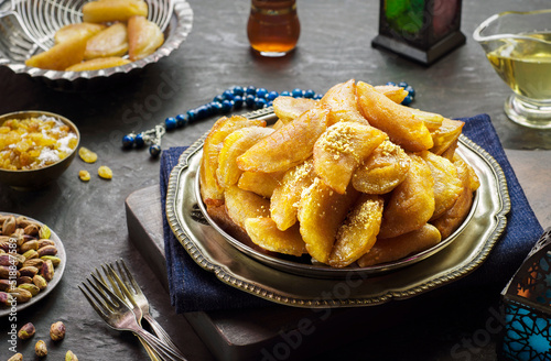 Arabic Cuisine; Traditional Ramadan dessert 