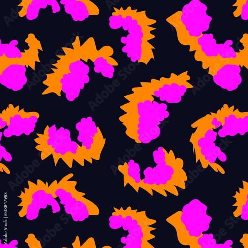 Seamless pattern. Blots. Abstract pattern. Universal vector texture for print and design.