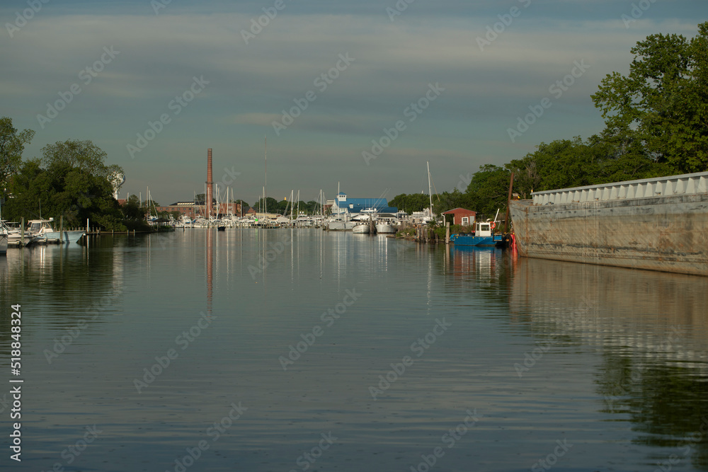 Fototapeta premium boats in the harbor