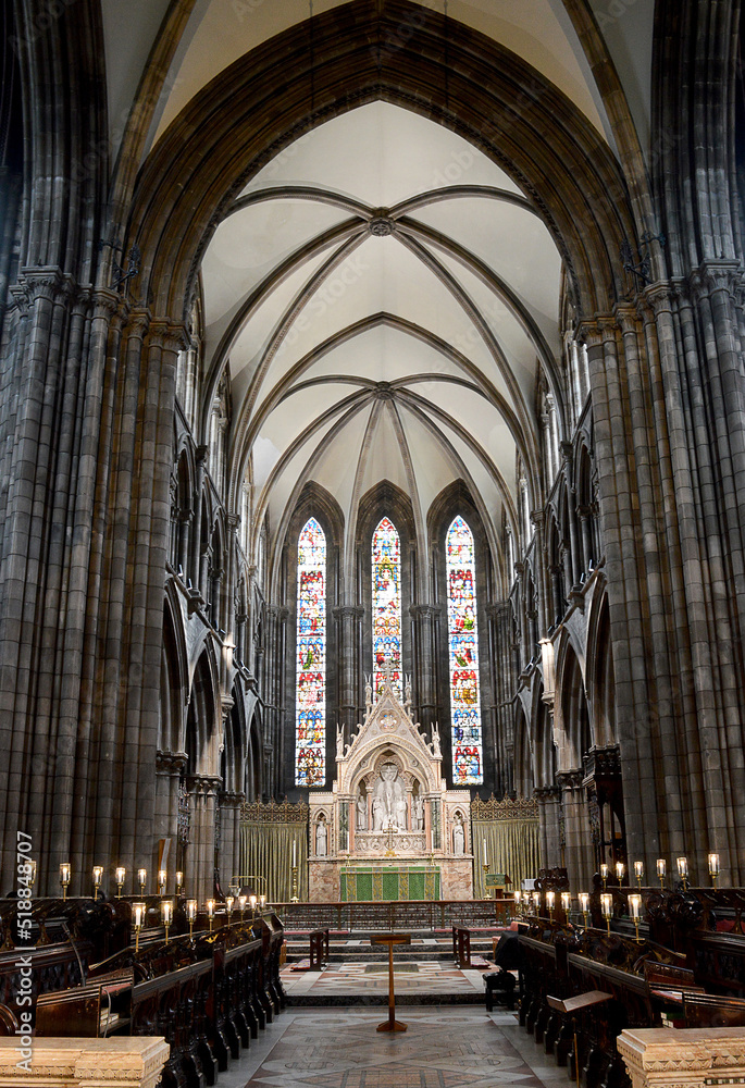 Interior,  St Mary's Episcopal Cathedral, Edinburgh, Scotland
