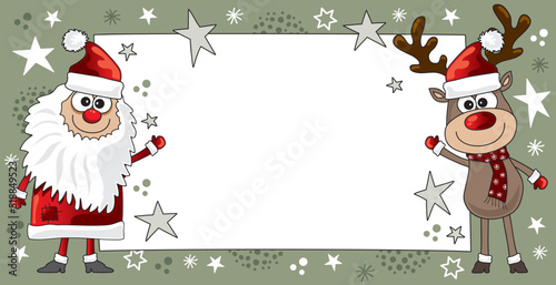 Weihnachten Postkarte Frohe Weihnachten