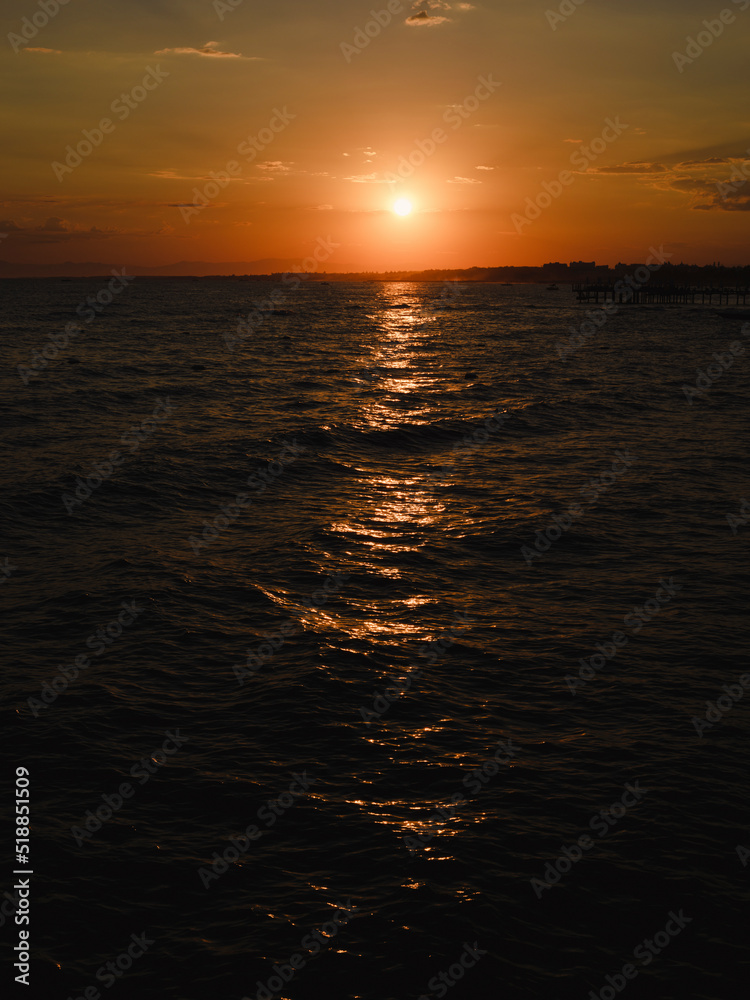 Fototapeta premium amazing sea view at sunset