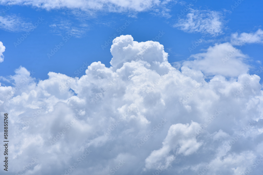 Beautiful sky. Cumulonimbus cloud and cirrus cloud Beautiful sky. Cumulonimbus cloud and cirrus cloud