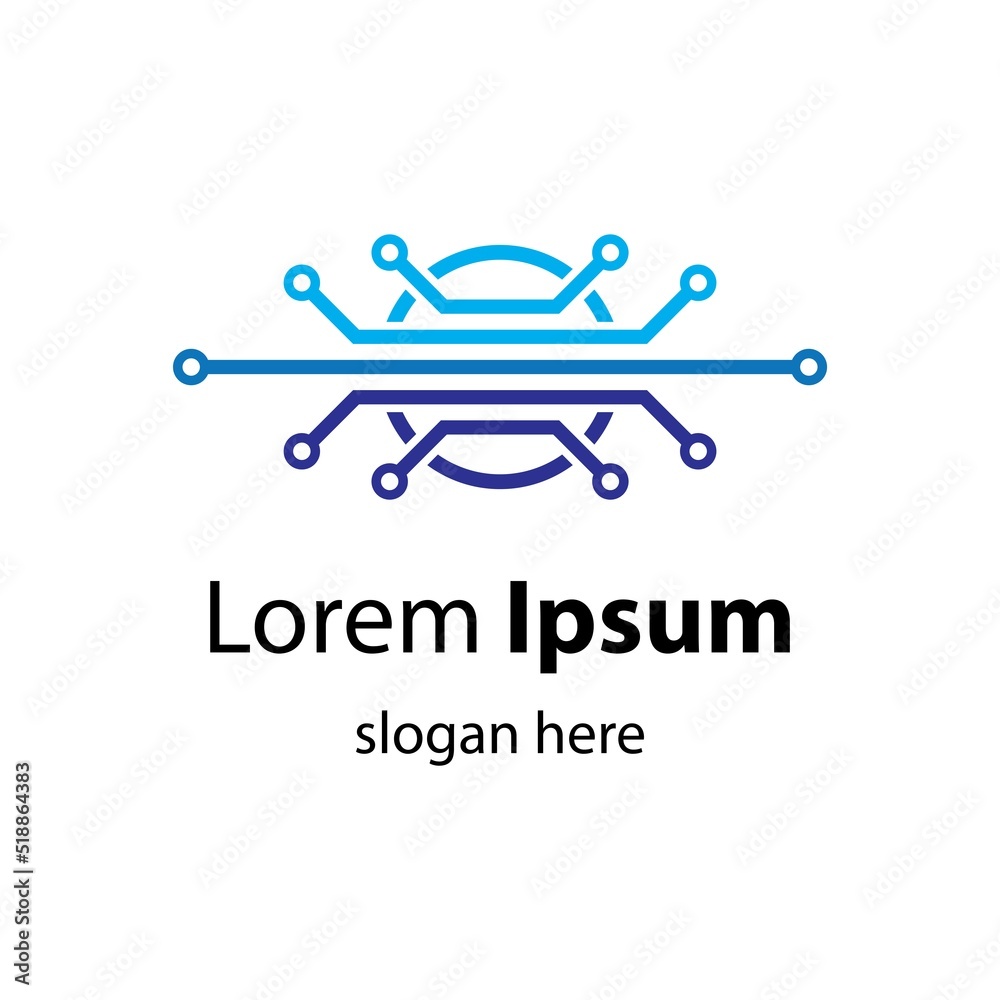 Technology logo images illustration Technology logo images illustration