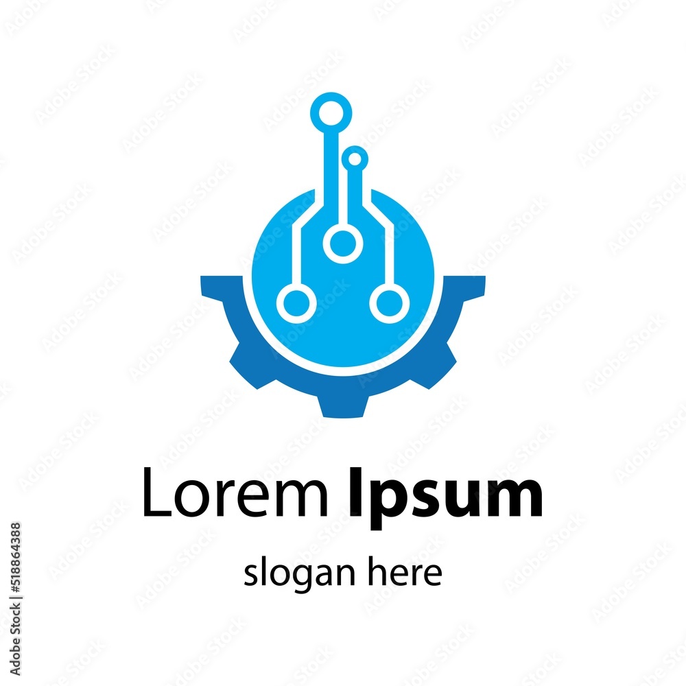 Technology logo images illustration Technology logo images illustration